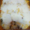 El cooksnap de Elizabeth cuando hizo Pastel de zapallo y choclo con salsa blanca.
