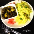 Areeba Muhammed's cooksnap of when they made Aloo qeema palak.
