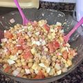 El cooksnap de Román Luzán Suescun cuando hizo Ensalada de garbanzos, atún y huevo duro.
