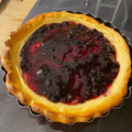 El cooksnap de Clara cuando hizo Tarta de queso al horno.