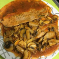El cooksnap de Laura Ligero Baldomero cuando hizo Filetes de pavo con champiñones.