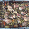El cooksnap de jessica cuando hizo Pollo al horno con champiñones, miel y limón.