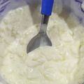 El cooksnap de Elisol cuando hizo Mayonesa con cebolla para acompañar las croquetas de acelga.