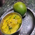 Anushri Pai's cooksnap of when they made कैरीची आंबट गोड करी (वरण) (Kairichi Curry Recipe In Marathi).