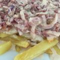 El cooksnap de Cora cuando hizo Patatas fritas con salsa de nata y bacon.