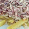 El cooksnap de Cora cuando hizo Patatas fritas con salsa de nata y bacon.