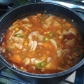 El cooksnap de Andrea Rebolledo Quintana cuando hizo Guatitas (callos) a la jardinera.