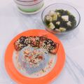 Cooksnap của Ly Na khi họ làm theo món Cơm qinoa hoa đậu biếc- lươn nướng sốt mè