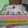Cooksnap dari mulyani untuk resep Rainbow Cake (kukus)