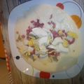 El cooksnap de isa24 cuando hizo Crema de coliflor doble jamón/quesos.