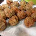 El cooksnap de Andoni cuando hizo Albondigas de tofu (vegano).