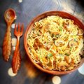 Bipasha Ismail Khan's cooksnap of when they made চিকেন মাশরুম হাক্কা নুডুলস (chicken mushroom hakka noodles recipe in Nbengali).