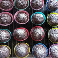 El cooksnap de Zulema89 cuando hizo Madalenas de chocolate con pepitas de chocolate.