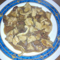 El cooksnap de Yoli cuando hizo 444. Pechuga con almendras y salsa de soja.