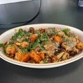 Lisa Laughton's cooksnap of when they made Harissa roasted squash and cauliflower salad.