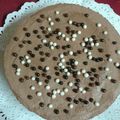 El cooksnap de pilucaserrano cuando hizo Tarta Mousse de chocolate, decorada como el juego del Tragabolas.