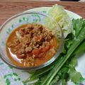 รูป Cooksnap ของ Aunrida Chaidecho เมื่อเขาทำ น้ำพริกอ่องหมู (อยู่หอก็ทำได้น้า)