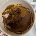 El cooksnap de Juan Canovas cuando hizo Volcán de chocolate en taza.