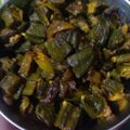 Prisha Singh 's cooksnap of when they made Bhindi.