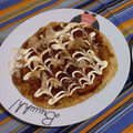 El cooksnap de Sandra cuando hizo Okonomiyaki y su salsa.