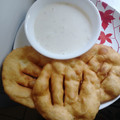 El cooksnap de Angelica Bustillo cuando hizo Macheteadas o Fritas de Harina.