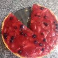 El cooksnap de Alejandra cuando hizo Kuchen de frutilla.