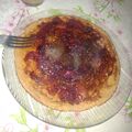El cooksnap de Karina Maldonado cuando hizo Panqueque keto.