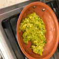 El cooksnap de Alejandro Morales cuando hizo Guacamole.