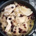 El cooksnap de Marilo Per cuando hizo 48. Lomo con salsa de mostaza y pasas.