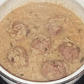 El cooksnap de Nazinha Garcia Rodriguez cuando hizo Albóndigas en salsa rubia.