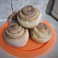 El cooksnap de Andres Della Valle cuando hizo Cinnamon rolls (rollitos de canela).