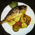 El cooksnap de Zaida TC @alquimiasfood cuando hizo Dorada con verduras.