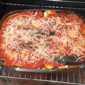 El cooksnap de Merche cuando hizo Lasagna de verduras con calabacín y berenjena.