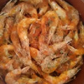 El cooksnap de Jonas Cobos cuando hizo Gambas al horno con patatas.