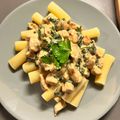 Bettina Steller Cooksnap-ja, amikor elkészítette a(z) Bébispenótos- tejszínes csirkemell tésztával receptet.