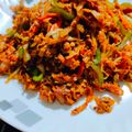 Pooja Dodiya's cooksnap of when they made રોટલી નુડલ્સ (Rotli Noodles Recipe In Gujarati).