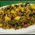 Veena Chopra का कुकस्नैप जब उन्होंने चटपटी साबूदाना खिचड़ी (chatpati sabudana khichdi recipe in Hindi) बनाया था।