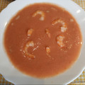 El cooksnap de Antonia García Fernández cuando hizo Sopa fría de alubias blancas y gambones.