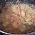 El cooksnap de saraduar cuando hizo Zapallitos Revueltos con Huevo, Tomate, Cebolla y Zanahoria.
