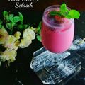 Cooksnap Hani Shaimi semasa beliau membuat Air soda sirap limau selasih.