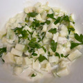 El cooksnap de Débora Cantero Martínez cuando hizo Ensalada de pepino, manzana y yogurt griego.