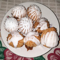 El cooksnap de Ana Anita cuando hizo Bombas rellenas de dulce de leche y baño de chocolate.