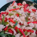 El cooksnap de Lupiitha cuando hizo Fajitas de pollo.