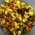 Vrinda Idnani's cooksnap of when they made Paneer Burji.