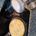 El cooksnap de Fátima Camino cuando hizo Arroz cremoso con pollo al curry y leche de coco.
