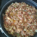 El cooksnap de Anixu cuando hizo Pisto de verduras.