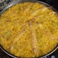 El cooksnap de Raquel Martinez cuando hizo Arroz con galeras, alcachofa y sepia.