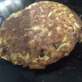 El cooksnap de Natalia Kaulitz cuando hizo Tortilla de papa económica.