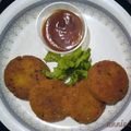 Anitha (Annie) 's cooksnap of when they made Poha aloo cutlet.