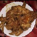 Tandra Nath's cooksnap of when they made লাল ঝাল চিকেন.